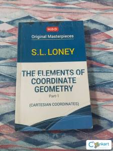 S.L. LONEY THE ELEMENTS OF COORDINATE GEOMETRY