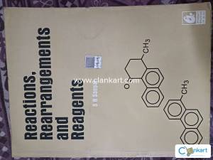 SN sanyal Reaction, Rearrangements & Reagents