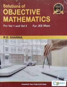 SOLUTIONS OF OBJECTIVE MATHEMATICS FOR VOL1 & 2- BY RD SHARMA