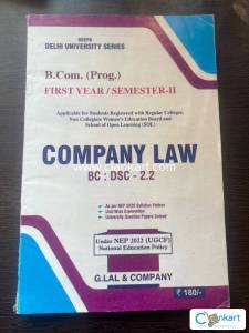 SOL Company Law Semester-II