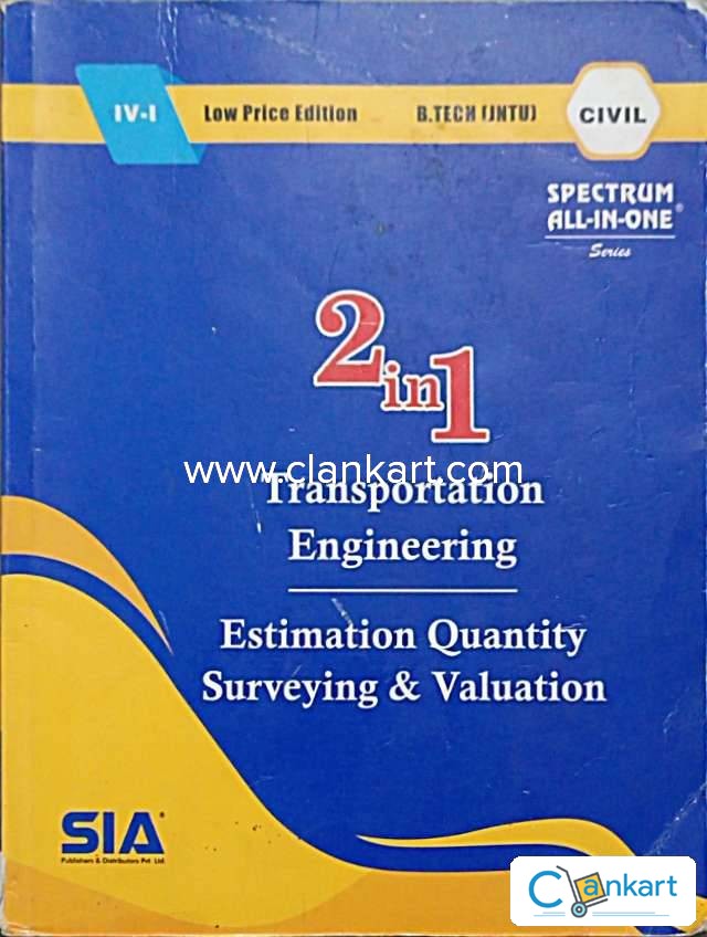 SPECTRUM ALL IN ONE T.E, E.Q.S & V for BTECH(R16) IV-I CIVIL ENGG