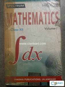SPECTRUM MATHEMATICS CLASS 12