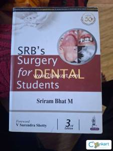 SRB's Surgery for Dental students- Sriram Bhat M