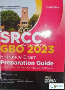 SRCC GBO ENTRANCE EXAM PREPARATION GUIDE