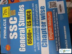 SSC CGL 2025 General studies pinnacle english medium