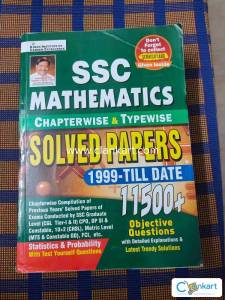 SSC Mathematics chapter wise solved book