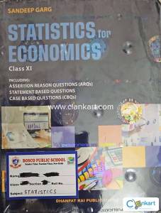STATISTICS ECONOMICS SANDEEP GARG CLASS 11 XI 2023