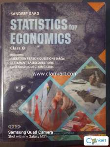 STATISTICS FOR ECONOMICS CLASS 12 SANDEEP GARG 2025 EDITION