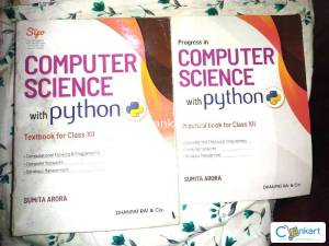 SUMITA ARORA- COMPUTER SCIENCE WITH PYTHON CLASS 12  + PRACTICAL BOOK