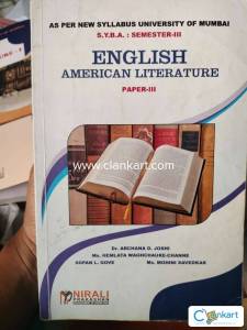 SYBA SEM -3 books (eng american literature)