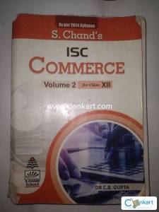 S. Chand's ISC Commerce Volume 2 for Class XII