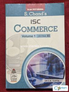 S. Chand's ISC Commerce - Volume 1  For Class XI