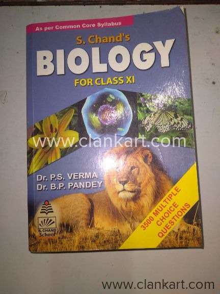 S Chand Biology for 11th standard