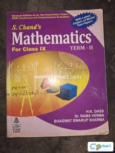 S Chand Mathematics Term II Class IX