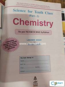 S. Chand chemistry for class 10th