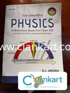 S L ARORA PHYSICS CLASS 12 VOLUME  1&2