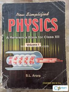 S. L. Arora Physics Reference book Volume I Class XII