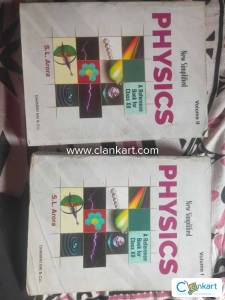 S L. Arora Physics for Class 12 (Volume I and Volume 2)