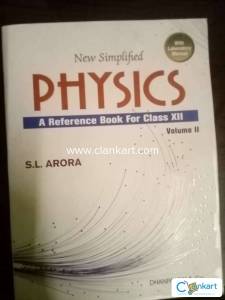 S L Arora physics class 12
