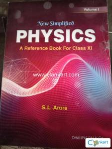 S. L arora physics reference book for class 11