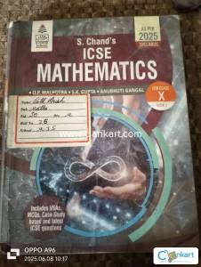 S chand ICSE Mathematics for Class 10