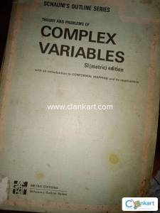 Sachum Series- Complex Variables