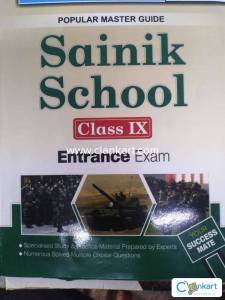 Sainik School Entrance Exam master guide class 9