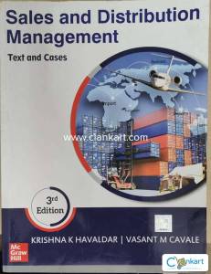 Sales and Distribution Management Text and Cases McGrawhill