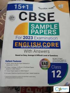 Sample paper English for class 12