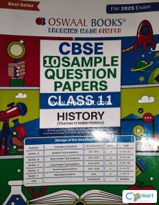 Sample paper History class 11th 2025 edition