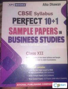 Sample paper in business studies for class 12th