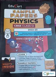Sample papers for class 12 physics