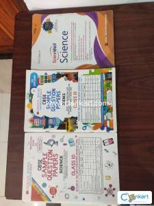 Sample papers of science for class 10 (3 Books)