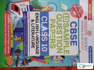 Sample question paper class 10th English language and literature