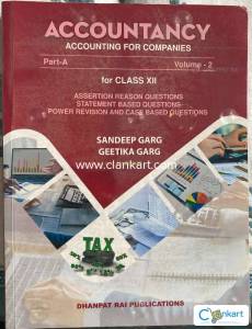 Sandeep Garg Accountancy Part-A Volume-2