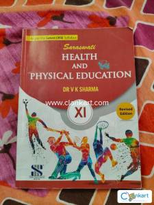 Saraswati health and physical education book class 11 almost new