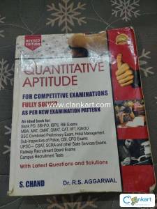 S.chand quantative aptitude by dr rs Aggrawal
