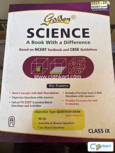 Science golden for class 9