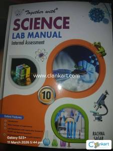 Science lan manual (not used) class 10