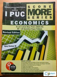 Score more economics 1st puc