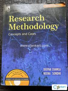 Second Edition Research Methodology Concepts and Cases