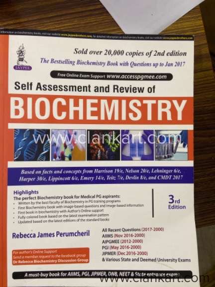 Self assessment and review of biochemistry