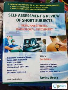 Self assessment and review of short subjects Aravind arora, 3rdedition
