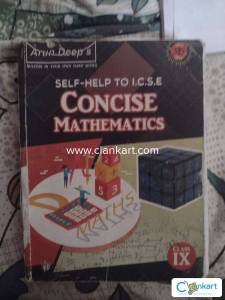 Self help icse consice maths class9