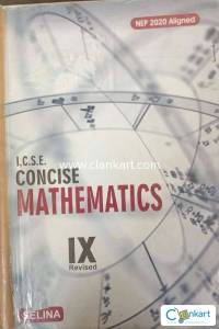 Selina ICSE Concise Mathematics for Class 9