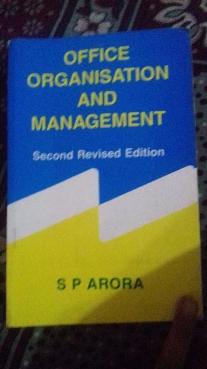 Sell text book OFFICE ORGANISATION AND MANAGEMENT BY SP ARORA