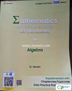 Selling Cengage Mathematics for JEE Advanced (2e)  Algebra by G. Tewa