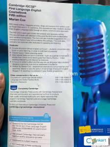 Selling IGCSE First Language of English textbook