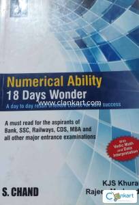 Selling Numerical Ability 18 days wonder at fair price