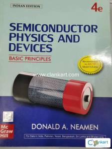 Semiconductor Physics and Devices- Basic Principles  4th Edition